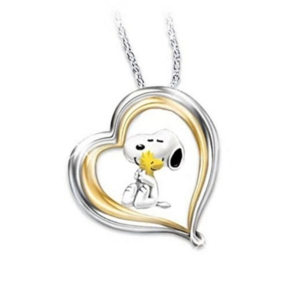 Snoopy and Woodstock Pendant and Ring Set Ring Size 6 - Picture 2 of 7